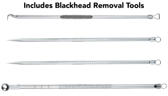 Picture 4 of Deep Cleansing Facial Steamer & Hydrator w/ BONUS Blackhead Extractor Kit