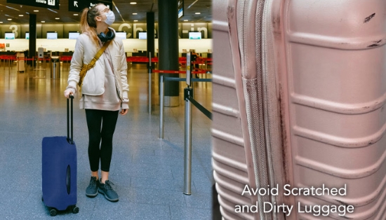 Picture 3 of Protective Elastic Suitcase Cover: Scratch-Resistant