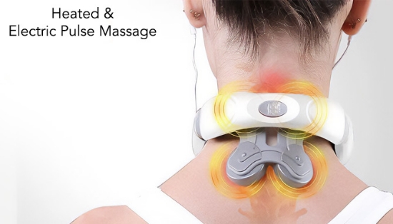 Picture 4 of Smart Neck Massager Kit With Heat And Remote - Luxury Tens Unit