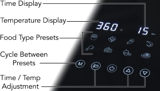 Picture 4 of 4qt Digital Air Fryer with 8 Presets and Dehydrator