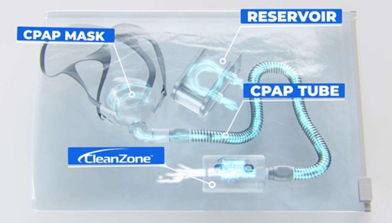 Picture 3 of CleanZone Rechargeable, Portable CPAP Cleaner