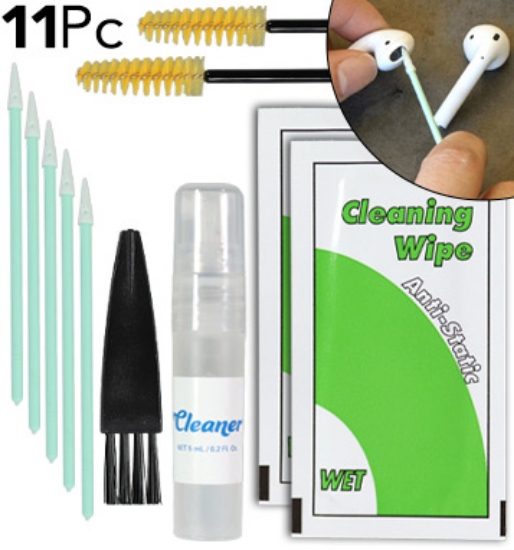 Picture 1 of Earbud Cleaning Kit by Kikkerland - 11 Pieces