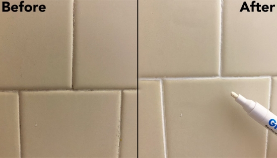 Picture 4 of Grout Refresh Pens: Restore Stained and Discolored Tile Grout   