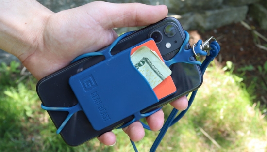 Picture 2 of Silicone Phone Lanyard with Pocket
