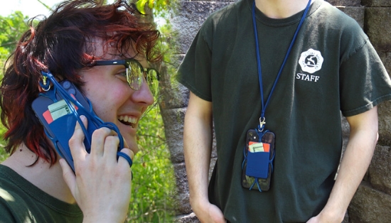 Picture 4 of Silicone Phone Lanyard with Pocket