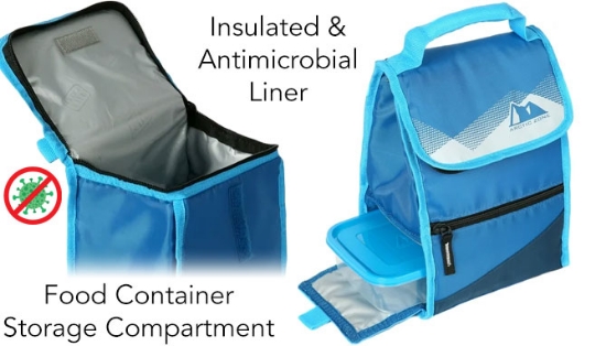 Picture 2 of Arctic Zone Insulated Lunchbox With Food Storage Container