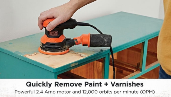 Picture 2 of Electric 2.4A Random Orbital Sander With 14,000 OPM