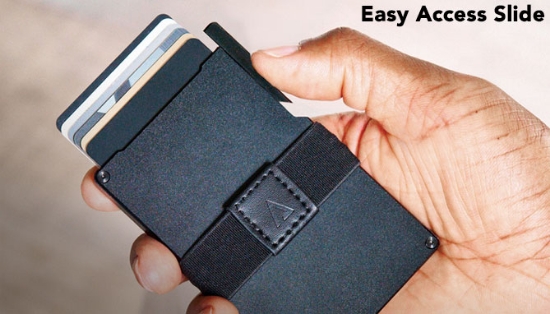 Picture 4 of Statik Aluminum RFID Blocking Credit Card Wallet and Money C